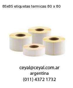 85×85 etiquetas termicas 80 x 80