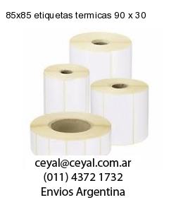 85×85 etiquetas termicas 90 x 30