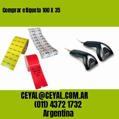 Comprar etiqueta 100 X 35