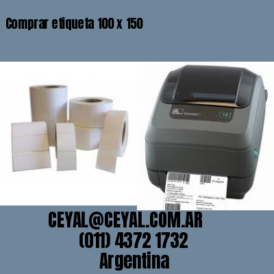 Comprar etiqueta 100 x 150