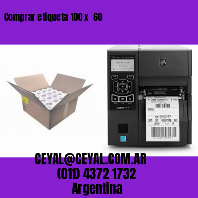 Comprar etiqueta 100 x  60