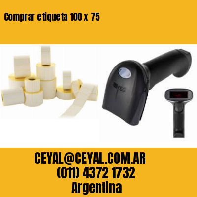 Comprar etiqueta 100 x 75