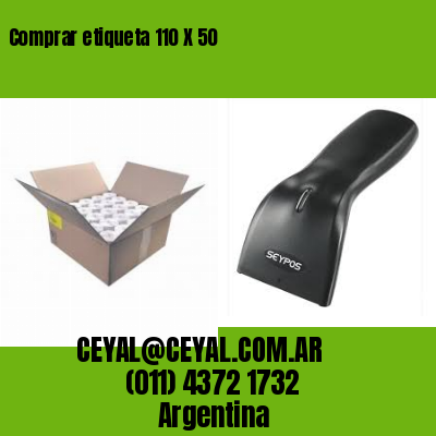 Comprar etiqueta 110 X 50