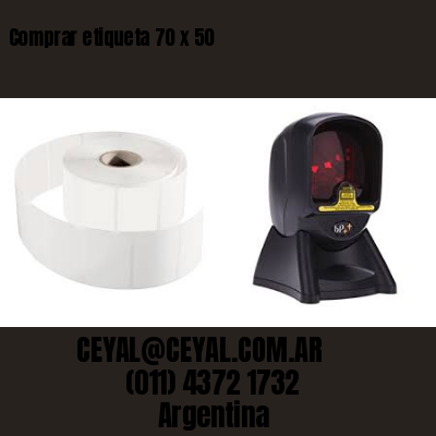 Comprar etiqueta 70 x 50