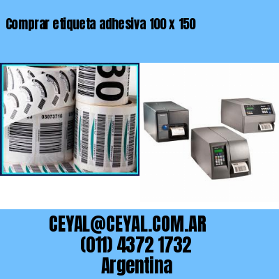 Comprar etiqueta adhesiva 100 x 150