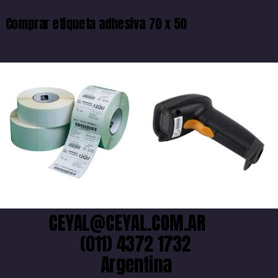 Comprar etiqueta adhesiva 70 x 50