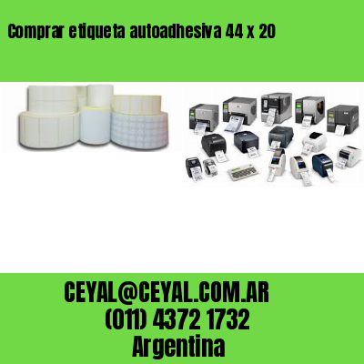 Comprar etiqueta autoadhesiva 44 x 20