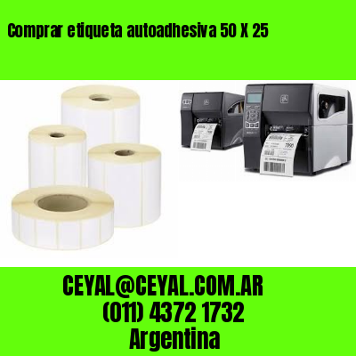 Comprar etiqueta autoadhesiva 50 X 25