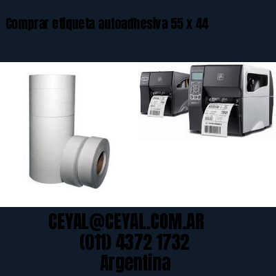 Comprar etiqueta autoadhesiva 55 x 44