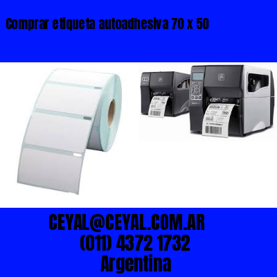 Comprar etiqueta autoadhesiva 70 x 50