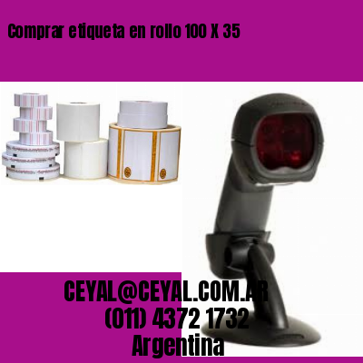 Comprar etiqueta en rollo 100 X 35