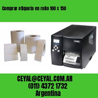 Comprar etiqueta en rollo 100 x 150