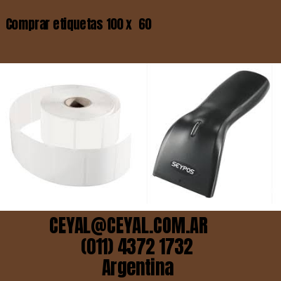 Comprar etiquetas 100 x  60