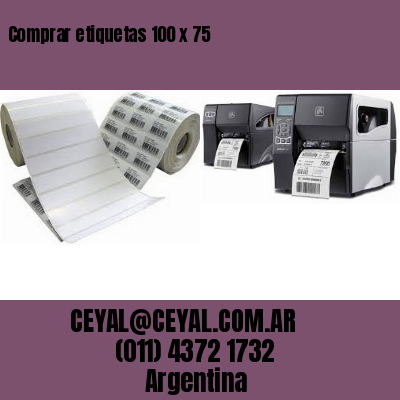 Comprar etiquetas 100 x 75