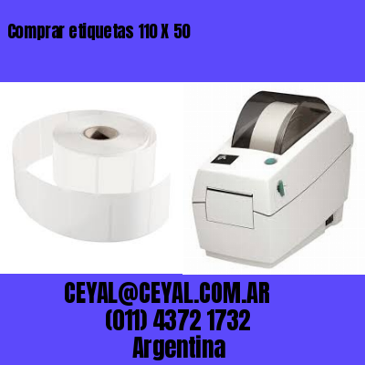 Comprar etiquetas 110 X 50