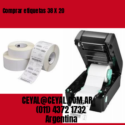 Comprar etiquetas 38 X 20
