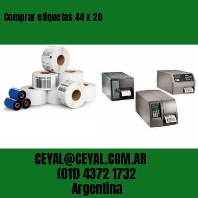 Comprar etiquetas 44 x 20