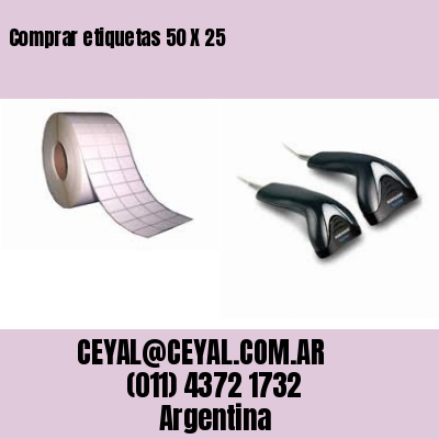 Comprar etiquetas 50 X 25