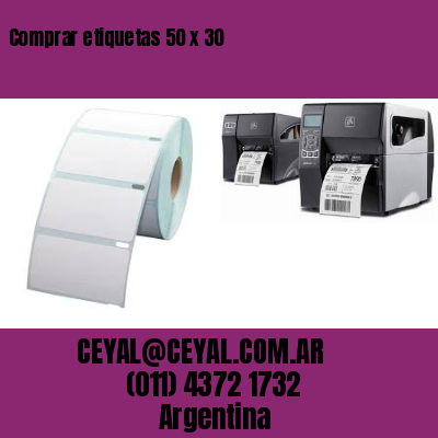 Comprar etiquetas 50 x 30