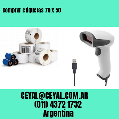 Comprar etiquetas 70 x 50