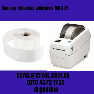 Comprar etiquetas adhesivas 100 X 35