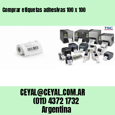 Comprar etiquetas adhesivas 100 x 100