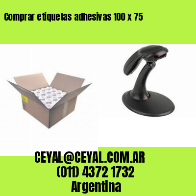 Comprar etiquetas adhesivas 100 x 75