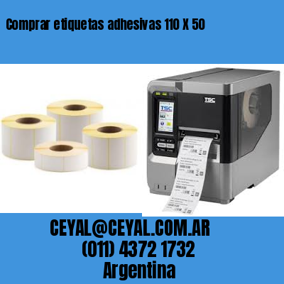 Comprar etiquetas adhesivas 110 X 50