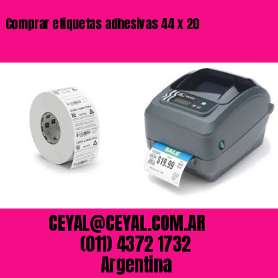 Comprar etiquetas adhesivas 44 x 20