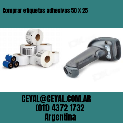 Comprar etiquetas adhesivas 50 X 25