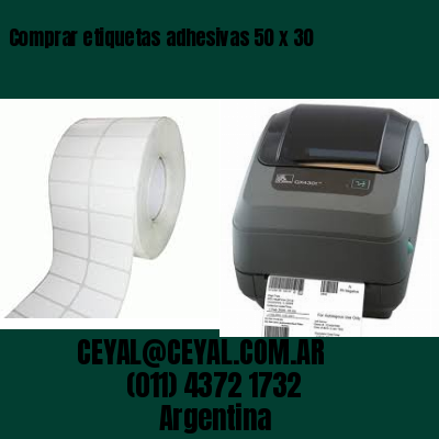 Comprar etiquetas adhesivas 50 x 30