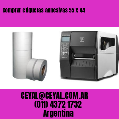 Comprar etiquetas adhesivas 55 x 44