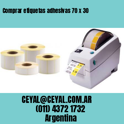 Comprar etiquetas adhesivas 70 x 30