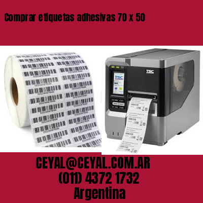 Comprar etiquetas adhesivas 70 x 50