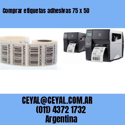 Comprar etiquetas adhesivas 75 x 50