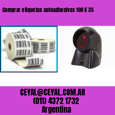 Comprar etiquetas autoadhesivas 100 X 35
