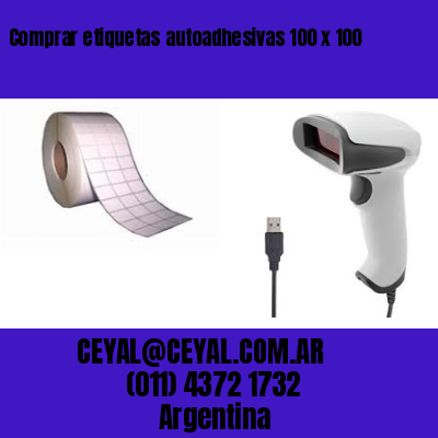 Comprar etiquetas autoadhesivas 100 x 100