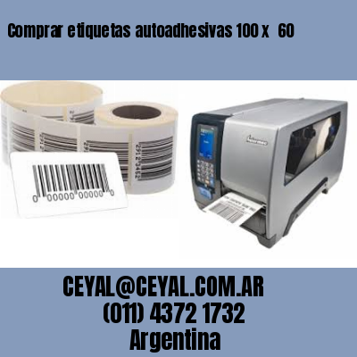 Comprar etiquetas autoadhesivas 100 x  60
