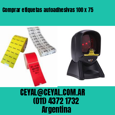 Comprar etiquetas autoadhesivas 100 x 75