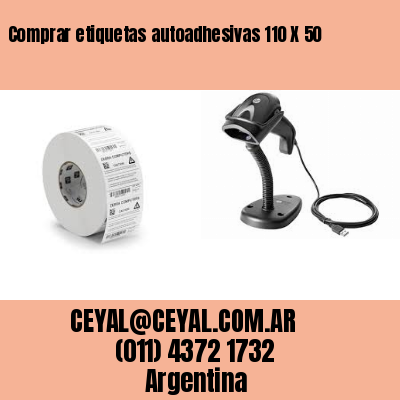 Comprar etiquetas autoadhesivas 110 X 50