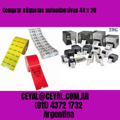 Comprar etiquetas autoadhesivas 44 x 20