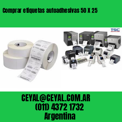 Comprar etiquetas autoadhesivas 50 X 25