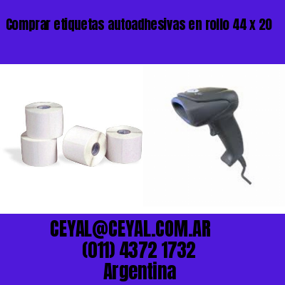 Comprar etiquetas autoadhesivas en rollo 44 x 20