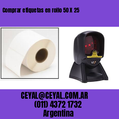 Comprar etiquetas en rollo 50 X 25