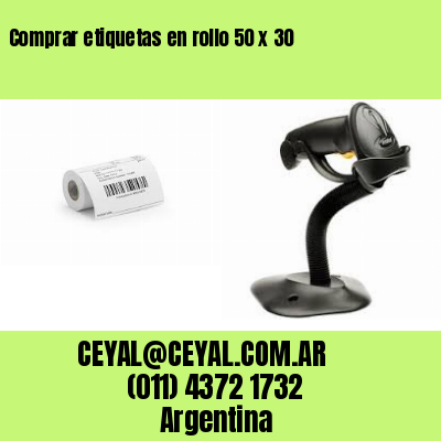 Comprar etiquetas en rollo 50 x 30
