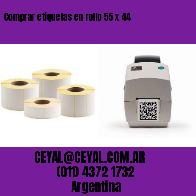 Comprar etiquetas en rollo 55 x 44