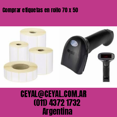 Comprar etiquetas en rollo 70 x 50