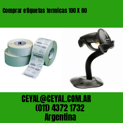 Comprar etiquetas termicas 100 X 80