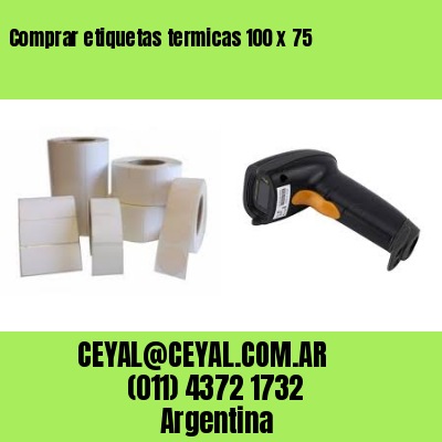 Comprar etiquetas termicas 100 x 75