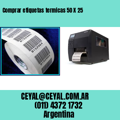 Comprar etiquetas termicas 50 X 25